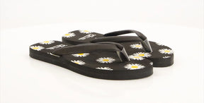 009 Ladies Flower Print Daisy Flip Flop Slippers for girls &amp; Womens ValueKartPk