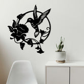 Wall Art Bird With Flower Wooden Suitable for Living Room, Bedroom D11 ValueKartPk