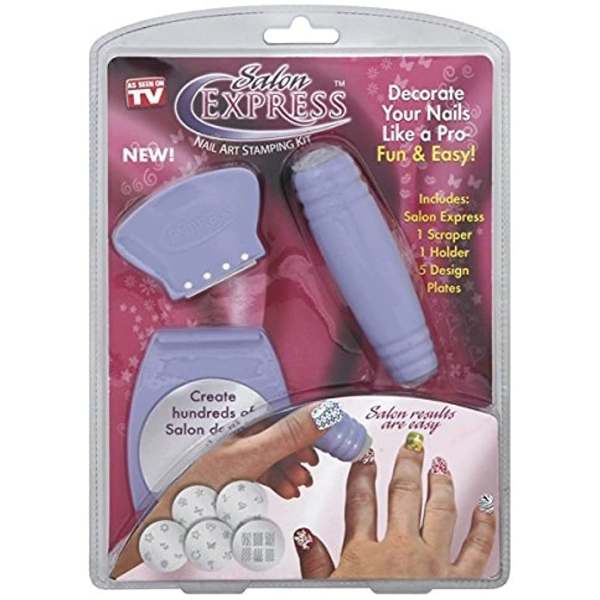 Salon Express Nail Art Stamping Kit ValueKartPk