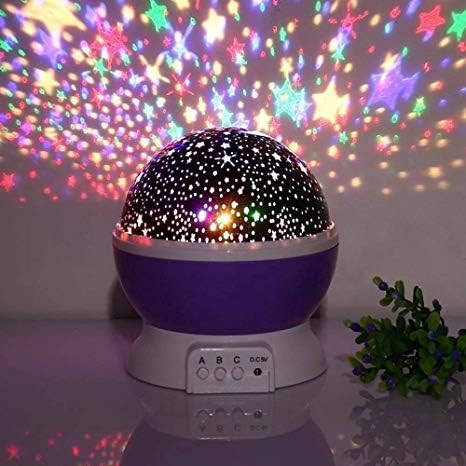 Star Master Dream Rotating Color Changing Projection Lamp Star Light Projector - Big Size (Random Color) ValueKartPk