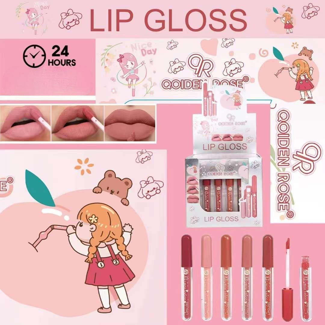 6 Pcs Nude Lip Gloss ValueKartPk