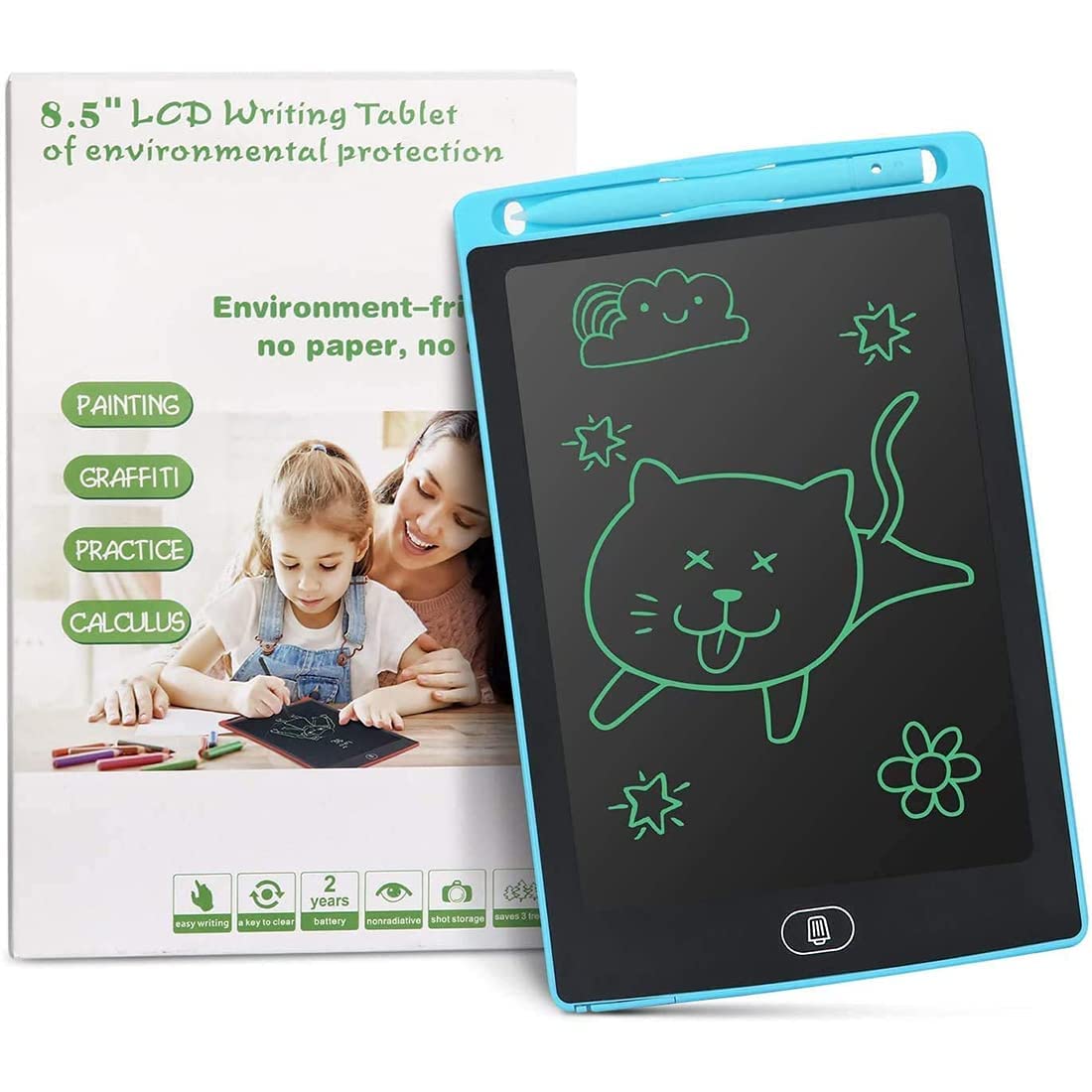 Hardbound LCD Writing Pad 8.5 inch LCD Tablet ValueKartPk