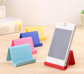 Mobile Phone Holder Mini Desktop Mobile Stand Fixed Holder Shelf for Phone (Random Color) ValueKartPk