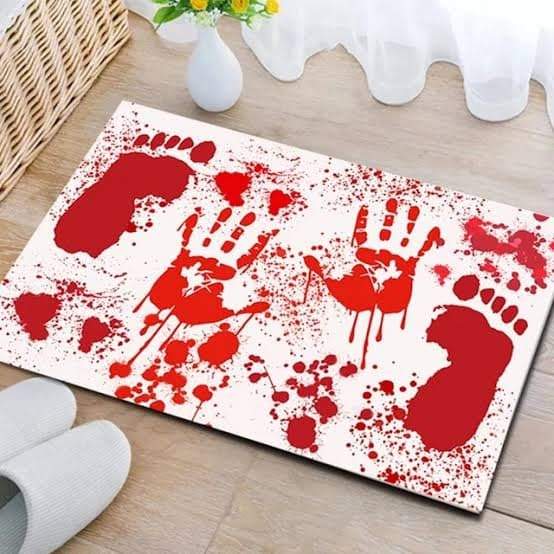 Bloody Bath Mat ,color changing Mat ,horror Mat ValueKartPk