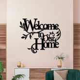 Home Decor Welcome To Our Home Wall Sign Wooden wall art ValueKartPk