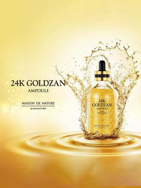 24k Goldzan Ampoule Whitening Serum Nourish The Skin, Soft, Moisturized 100ml ValueKartPk