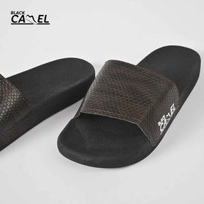 Black Camel Cobra texture slide (Cimahi - Brown/White 39-44) ValueKartPk