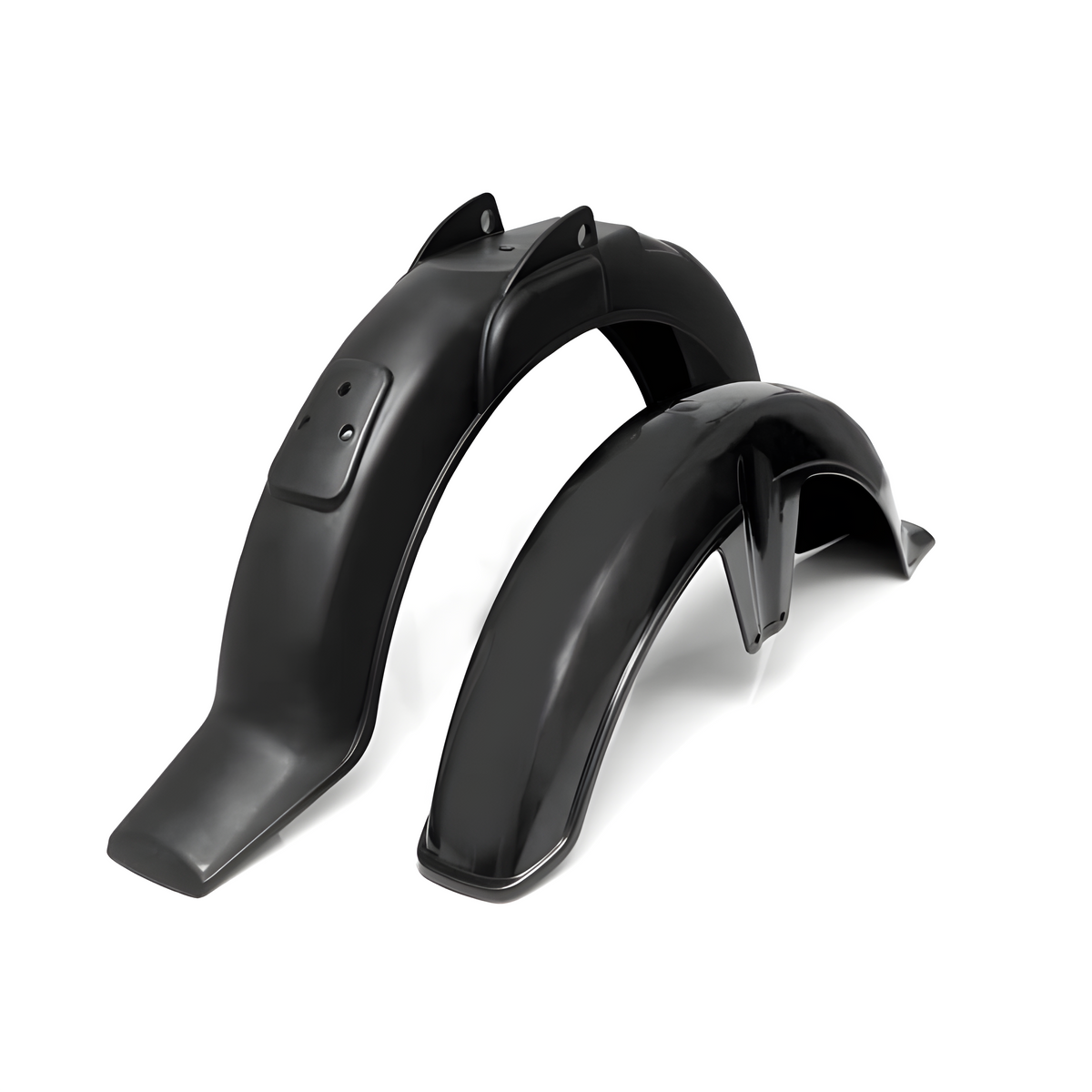 2 Pc Motorcycle Plastic Fender Mudguards Cover Set Best Quality – 70cc Bike – Front &amp; Back ValueKartPk