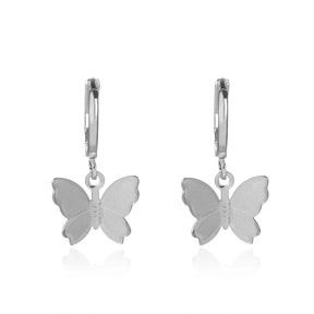 Butterfly Koren earrings | Drop Earrings Simple Butterfly Shape Pendant Dangle Hoop Earring Women Girls ValueKartPk