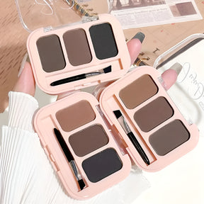 MEIYA EYEBROW POWDER 3 COLORS  Beauty Eyebrow Palette Beauty Eyebrow Palette Brush Inside ValueKartPk