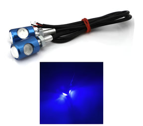 Mini LED 1 pair 2 indicator Motorcycle Side Mini LED indicator light Super Bright LED ValueKartPk