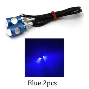 Mini LED 1 pair 2 indicator Motorcycle Side Mini LED indicator light Super Bright LED ValueKartPk