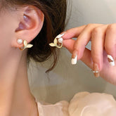 Elegant Pearl Tail Earrings ValueKartPk