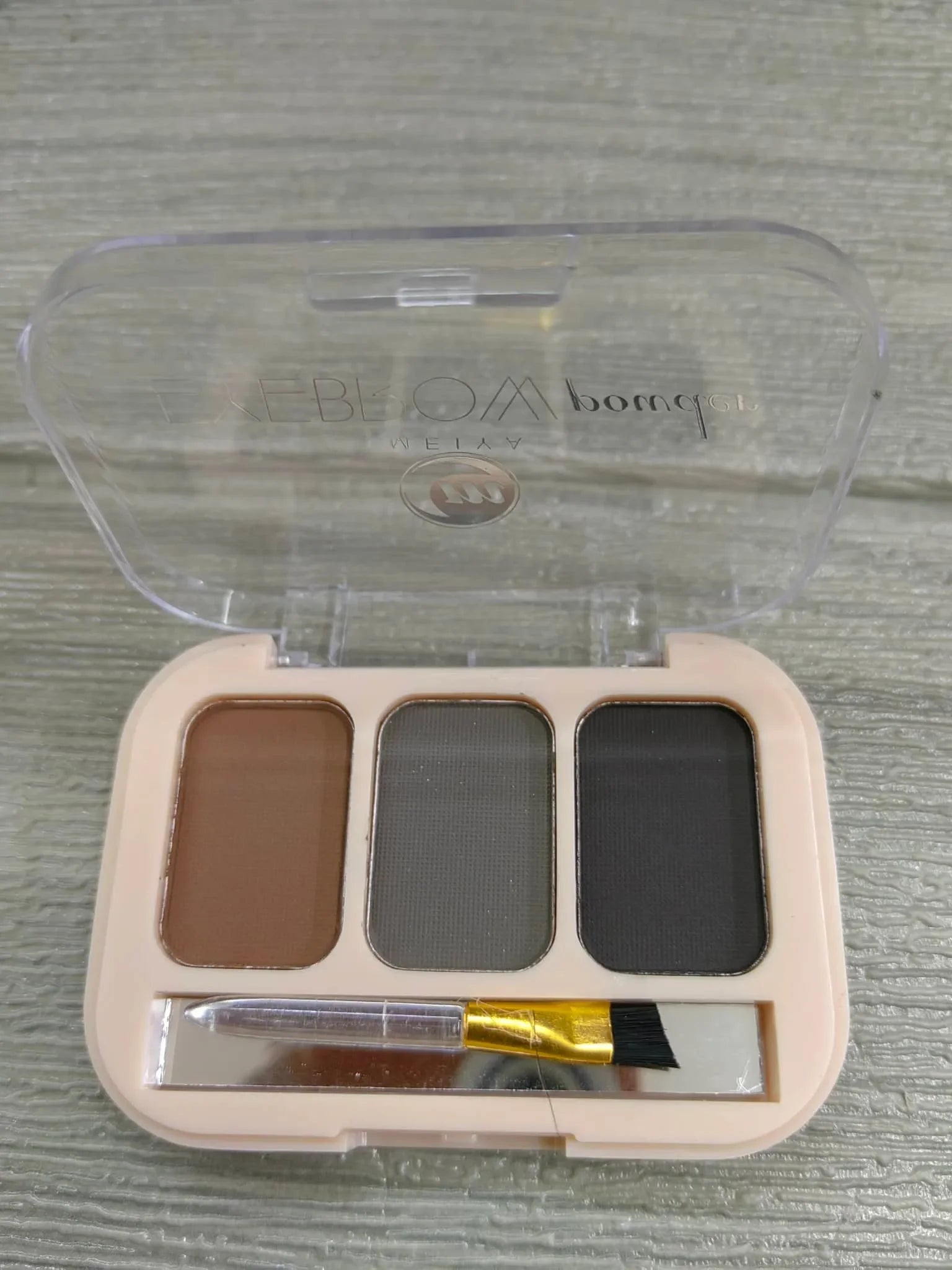 MEIYA EYEBROW POWDER 3 COLORS  Beauty Eyebrow Palette Beauty Eyebrow Palette Brush Inside ValueKartPk