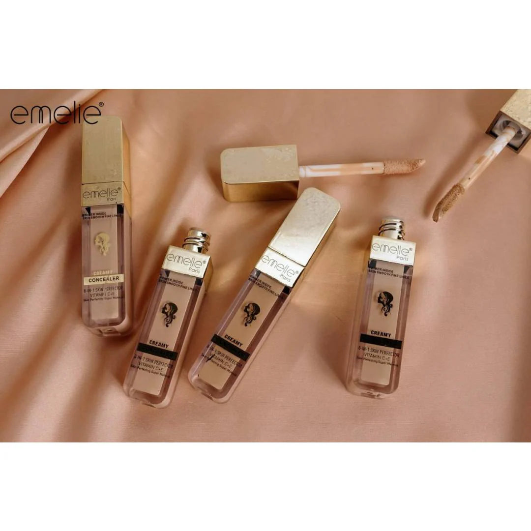 Emelie 8in1 Skin Perfector Vitamin C+E Creamy Concealer ValueKartPk