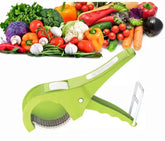 Ultimate 5-Blade Multi Veg Cutter: Effortless Precision for Vegetables &amp; Fruits Slicing and Dicing (random color) ValueKartPk