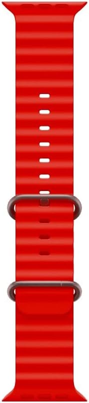 Silicone Hole Wavy Strap for smart watch ,Watch Bands Strap ValueKartPk