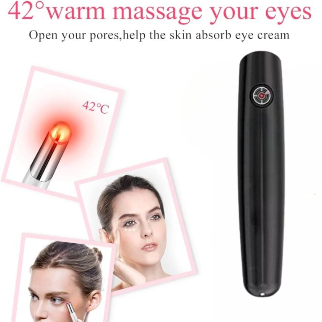 Mini Massager Battery Operated   Eye Massager Anti Aging Wrinkle Dark Circle Removal Eye Bags ValueKartPk