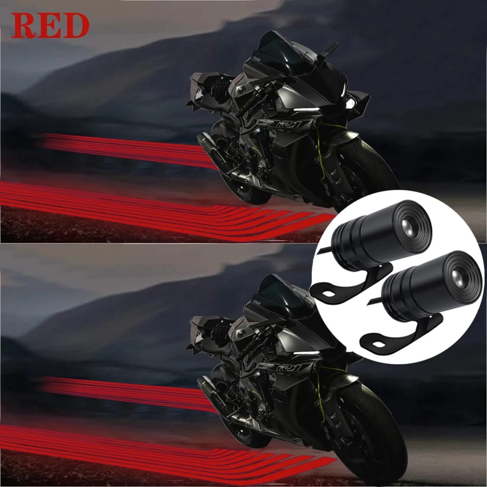 2PCS Motorcycle &amp; Car Welcome Light Door Courtesy Lights With Projector   Led Carpet Underglow For Car Motorcycle Light and car ValueKartPk