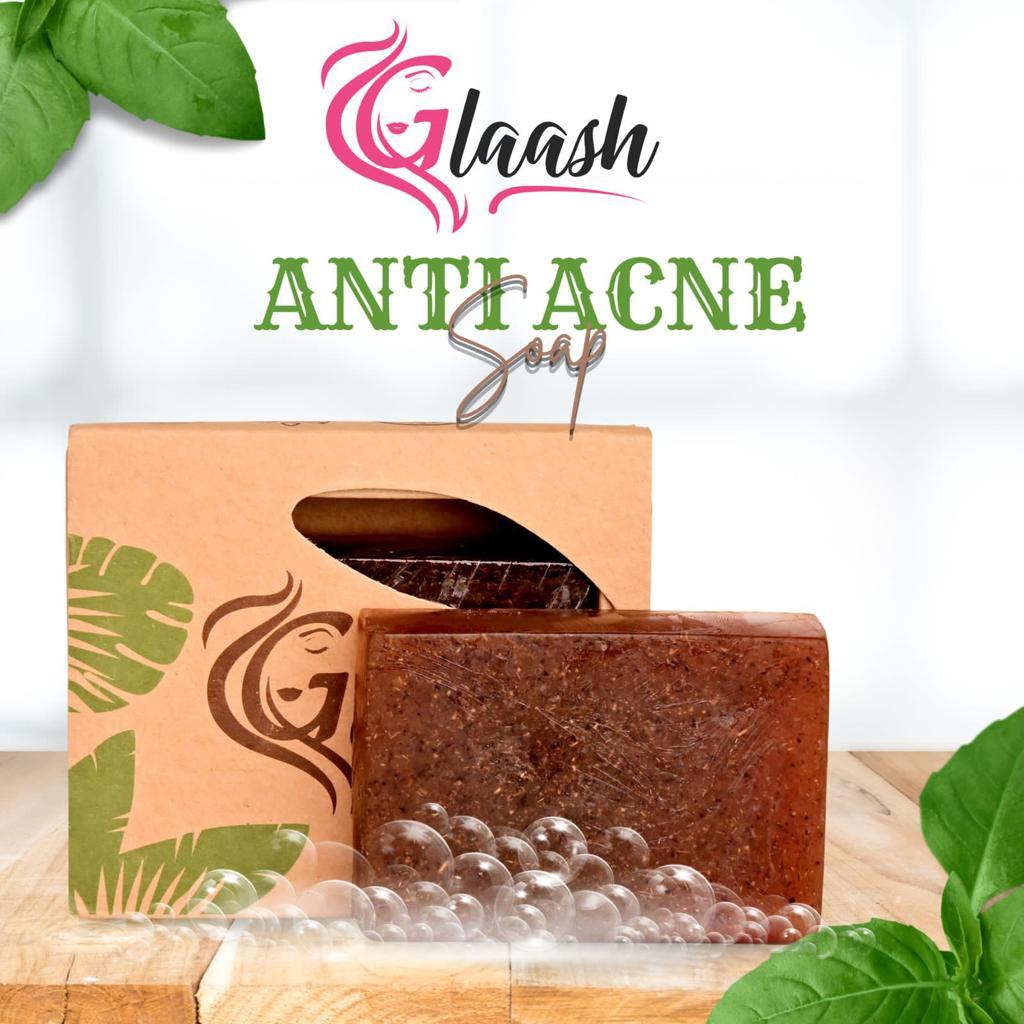 GLAASH ANTI ACNE SOAP BAR 100GM ValueKartPk