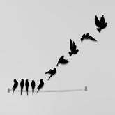 Home Decoration 10 Pieces Birds Wall Art ValueKartPk