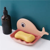 Whale Fish Shaped Soap Holder for Bathroom |  Wall Mounted Soap Bar, Holder Rack for Shower Wall, Kitchen, Bathroom - random color(1 PC) ValueKartPk