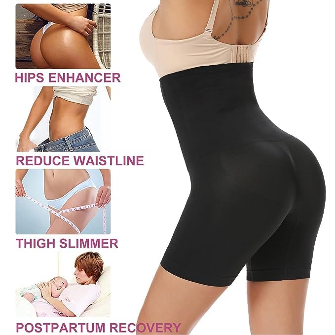 Women's High Waist Heavy-Shapewear | Tummy Control Tucker | Women’s Half Body Shaper, Waist Shape Wear |  Women Waist, Thigh, hips and Belly Slimmer Shape Wear ValueKartPk