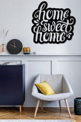 Home Decor Home Sweet Home Sign Wooden Wall Art ValueKartPk