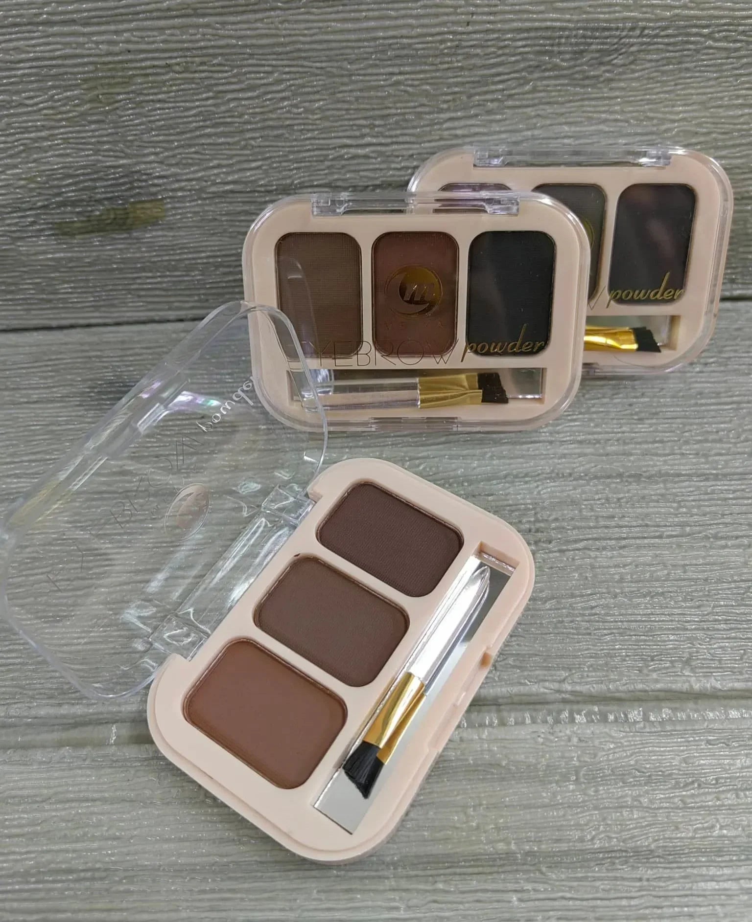 MEIYA EYEBROW POWDER 3 COLORS  Beauty Eyebrow Palette Beauty Eyebrow Palette Brush Inside ValueKartPk