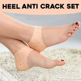 Half Heel Pain Anti Crack Silicone Set Anti Crack  for pain relief ValueKartPk