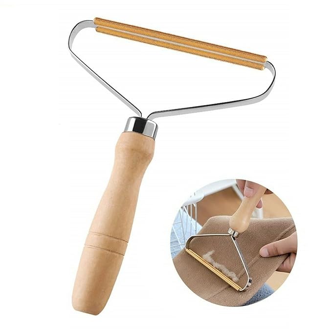 Portable Manual Hair Remover Coat Roller Hair Remover Double-sided Shaving Knife Pet Hair Cleaning Brush Sofa Shaving Ball Too ValueKartPk