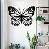 butterfly Wall Art on Wood Panel,  Wall Decor, Wooden Wall Hanging   Laser cutting  Decorative  for Living Spaces ValueKartPk