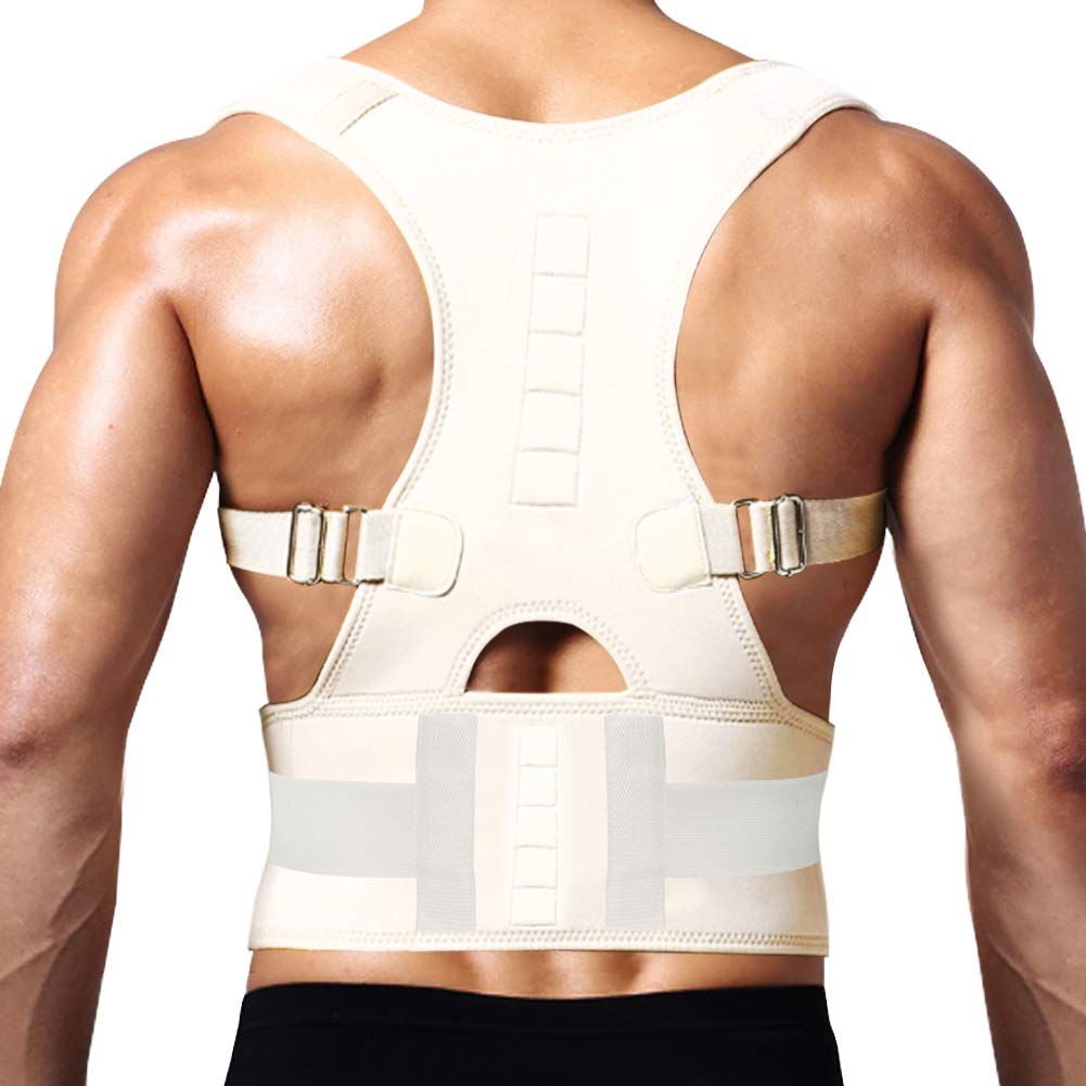 Posture Corrector Back Brace, Clavicle Shoulder Support Brace for Upper Back Pain Relief ValueKartPk