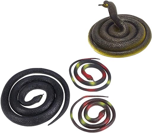 Realistic Rubber Snakes Long Fake Snake,Pranks Toy Snakes ValueKartPk