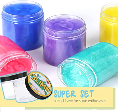 Super slime 200ml Pack of Six Colors ValueKartPk