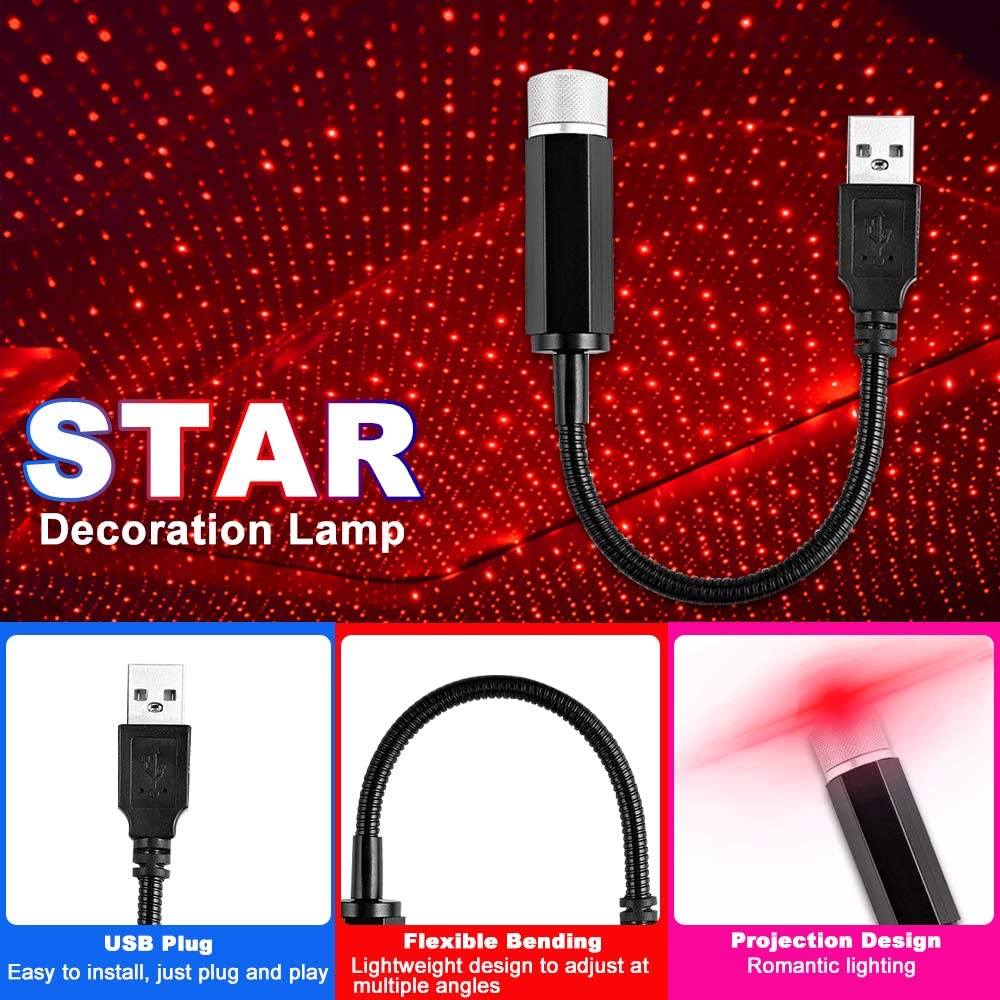 Room Star Light Usb Plug For Home Decoration And Car Roof Decoration ValueKartPk