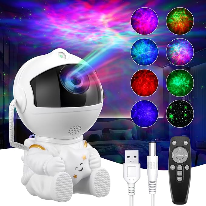 Astronaut Galaxy Projector Lamp | LED Night Light Decoration for Bedrooms - Electric ValueKartPk