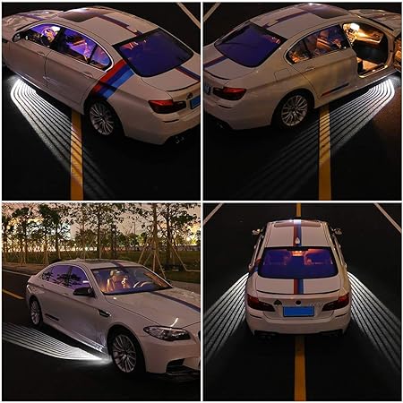 2PCS Motorcycle &amp; Car Welcome Light Door Courtesy Lights With Projector   Led Carpet Underglow For Car Motorcycle Light and car ValueKartPk