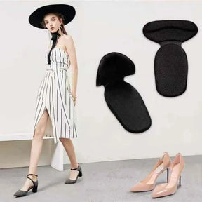 T shape high heel grip for foot support | Heel Cushion Pads T Shape Heel Sticker Tape Arch Support Insoles High Heeled Shoes Patches Foot Care Protector ValueKartPk