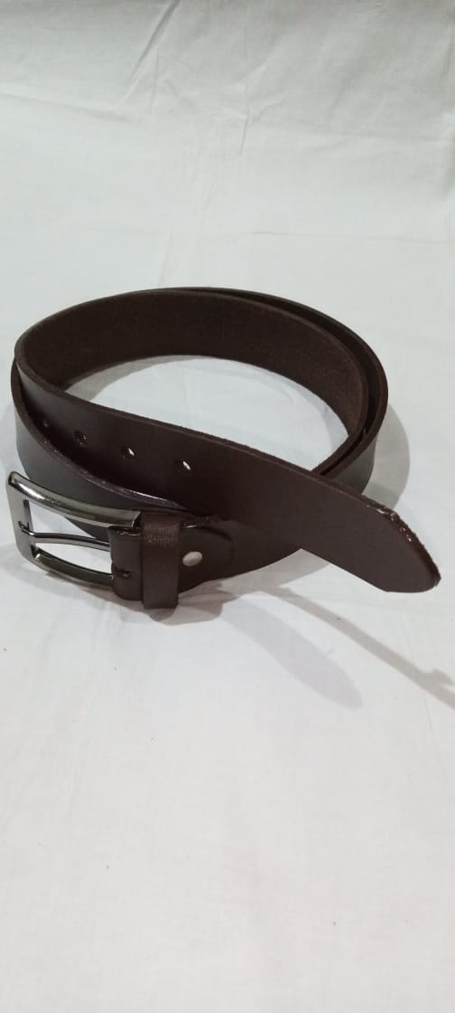 Buffalo Brown Plane Leather Belt ValueKartPk