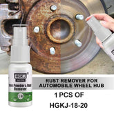 HGKJ-18-30ml Car Paint Wheel Iron Powder Rust Remover Car Logo Rust Spray Cleaner Repair Refurbising Accessories ValueKartPk