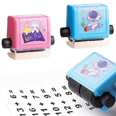 Roller Addition And Subtraction Pupils Maths Math Practice Number Rolling Stamp ( Random  )  (BOX PACKING) ValueKartPk