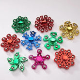 Hand Spinner Fidget Toy Stress Relief Toys Hand Spinner For Kids And Adult Fidget Spinner Metal BoDy metal balls with box .. mix random colours and design ValueKartPk