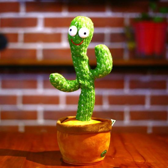 Dancing Cactus Toy, Talking Tree Cactus Plush Toy Without box &amp; without hat ValueKartPk