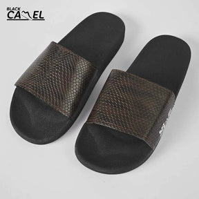 Black Camel Cobra texture slide (Cimahi - Brown/White 39-44) ValueKartPk