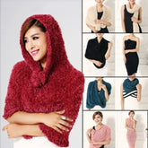 Women's Velvet Stretchable Magic Scarf 26 different styles( random color ) ValueKartPk