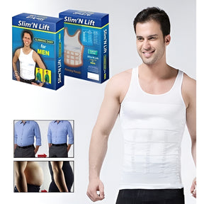 Slim N Fit Body Shaper Vest Shirt – Tank Top Sleeveless Shape wear For Men ValueKartPk