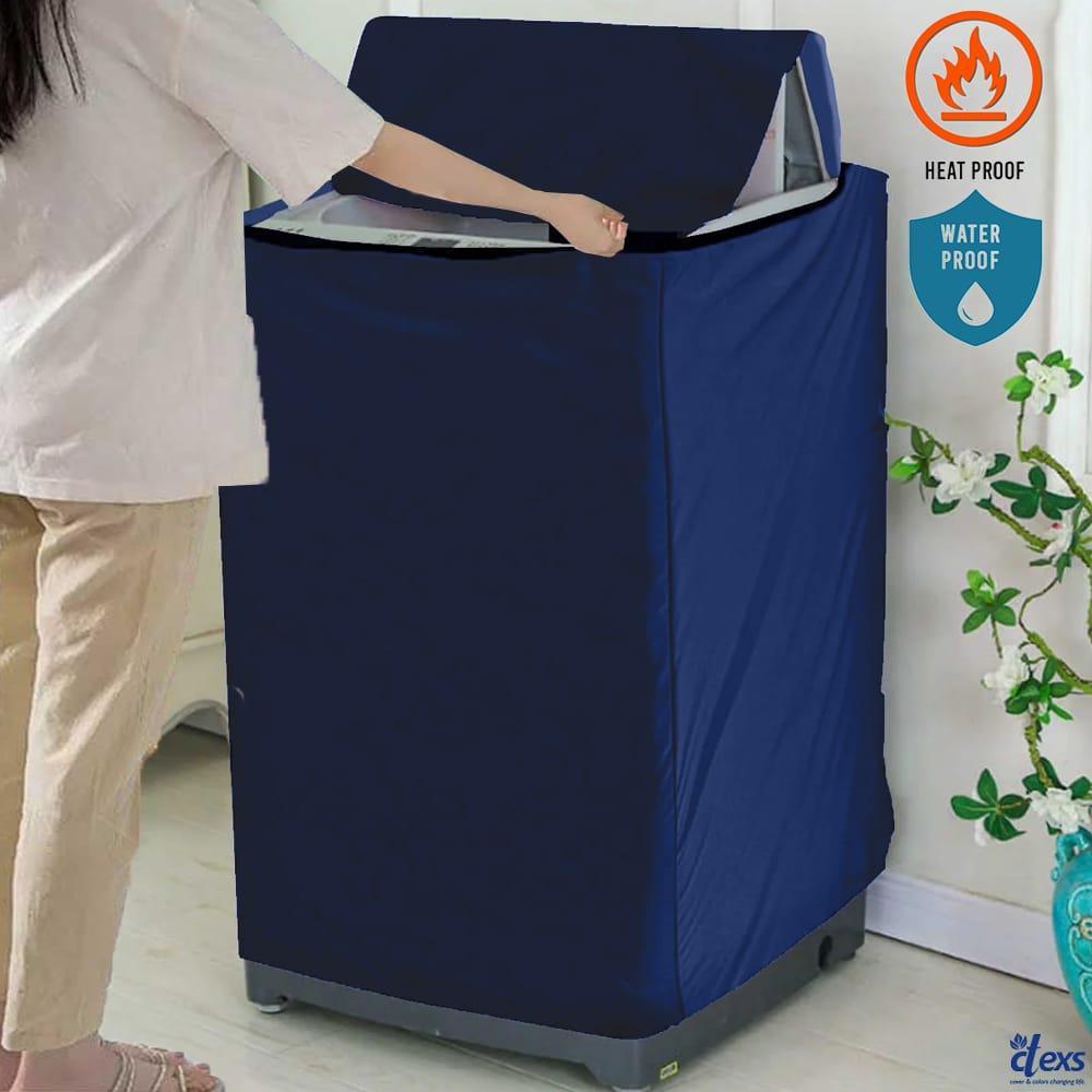 1 Pc Non Woven Plain Washing Machine Cover ValueKartPk