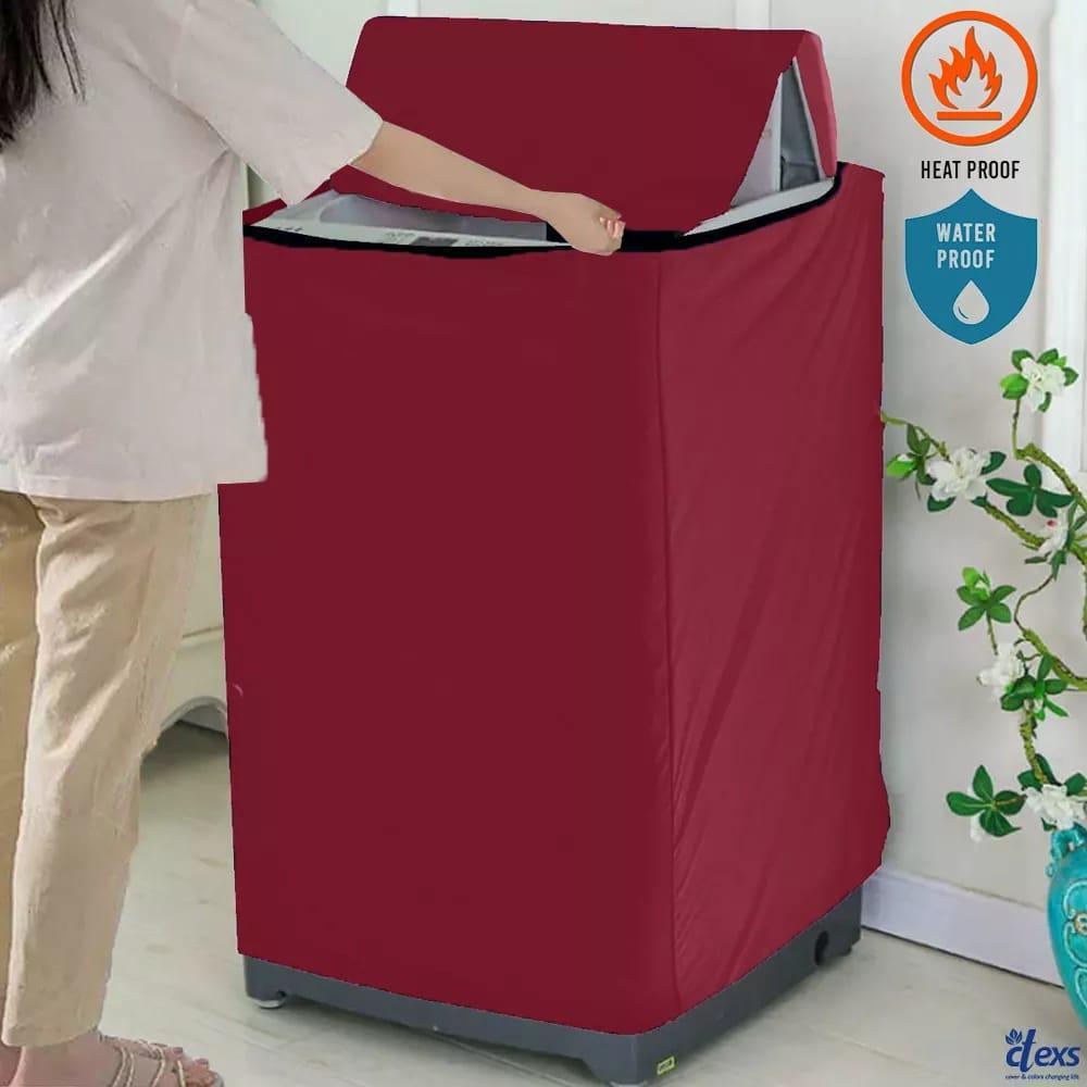 1 Pc Non Woven Plain Washing Machine Cover ValueKartPk