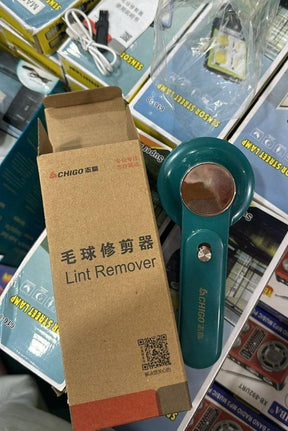 Portable Green Electric Lint Remover - Effortlessly Remove Lints & Fuzz ValueKartPk